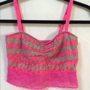 Victoria Secret Lace Cropped Cami